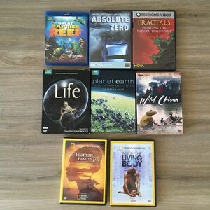 BBC PBS nova National Geographic DVD and Blu-ray Disc bundle